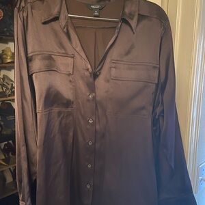 Simply Vera Vera Wang Chocolate Blouse